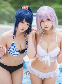 Momoko SunflowerGuaxi Sauce Vol.037 SSSS GRIDMAN Bao Duo Liu HuaXin Tiao Qian swimsuit(37)